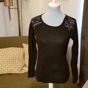 PINK brand black longsleeve tee